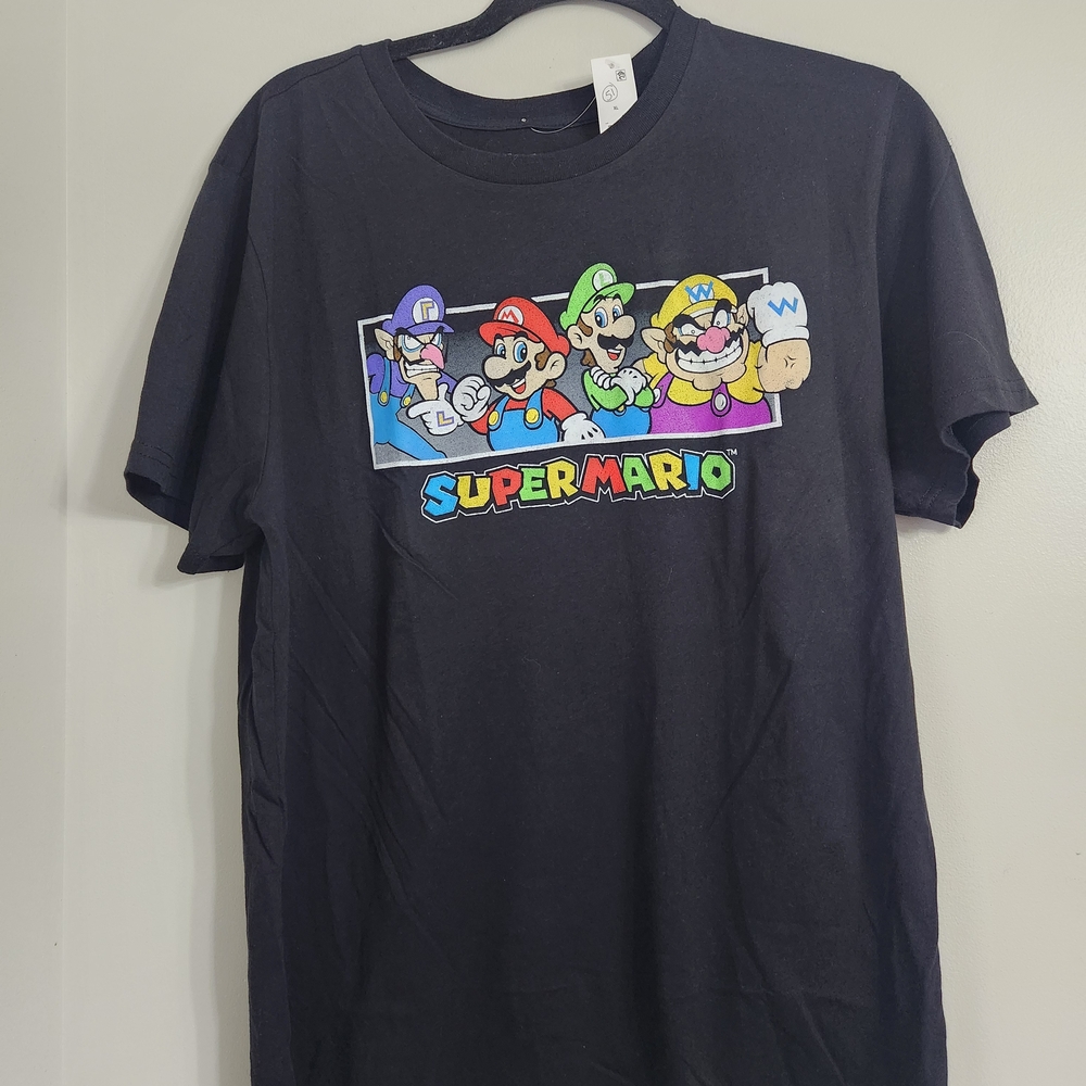 Nintendo Super Mario Black T-Shirt